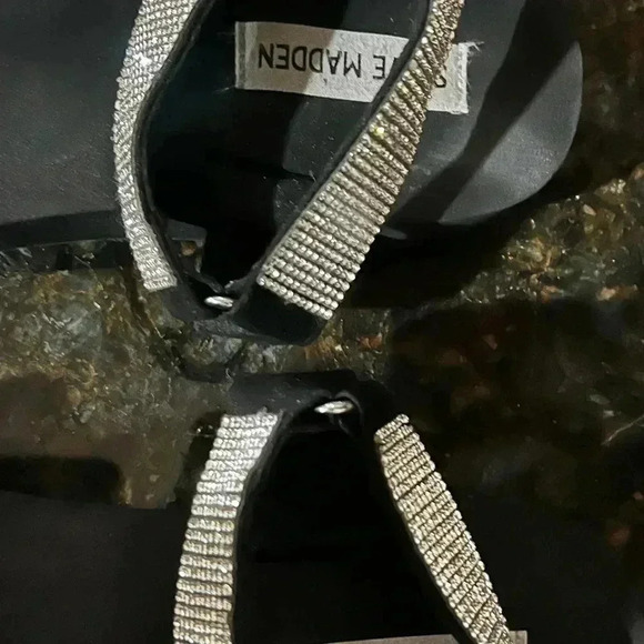 STEVE MADDEN BLING BLING SANDALS ** SEE DESCRIPTION ** - Picture 5 of 8